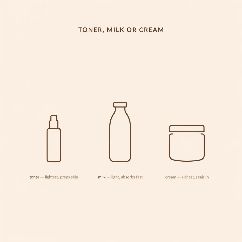 Anua Rice 70 Moisturizing Milk toner milk or cream texture comparison