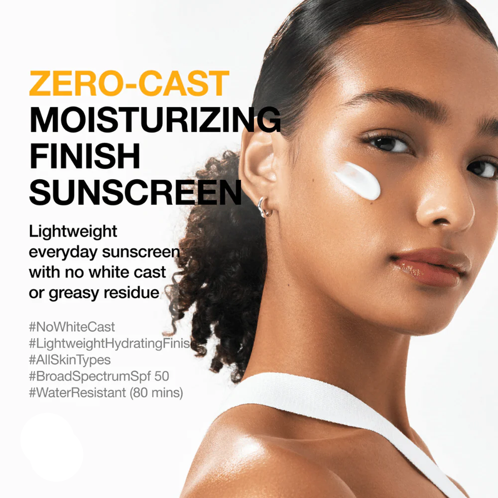 Anua Zero Cast Moisturizing Finish Sunscreen SPF 50 PA++++ - 50ml - image 3