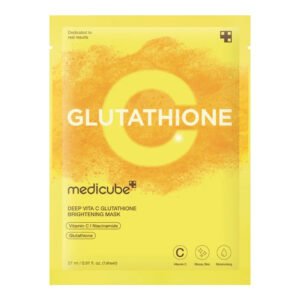 Medicube Deep Vita C Glutathione Mask - antioxidant brightening sheet mask