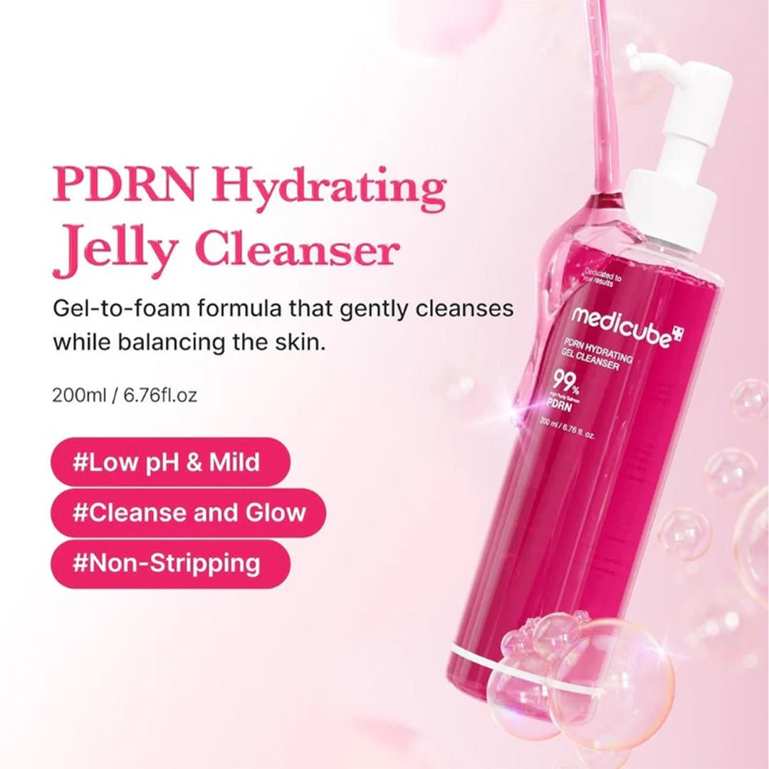 Medicube 99% PDRN Hydrating Gel Cleanser - 200ml