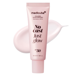 Medicube Collagen No Cast Just Glow Sunscreen SPF50 PA++++ - 50ml