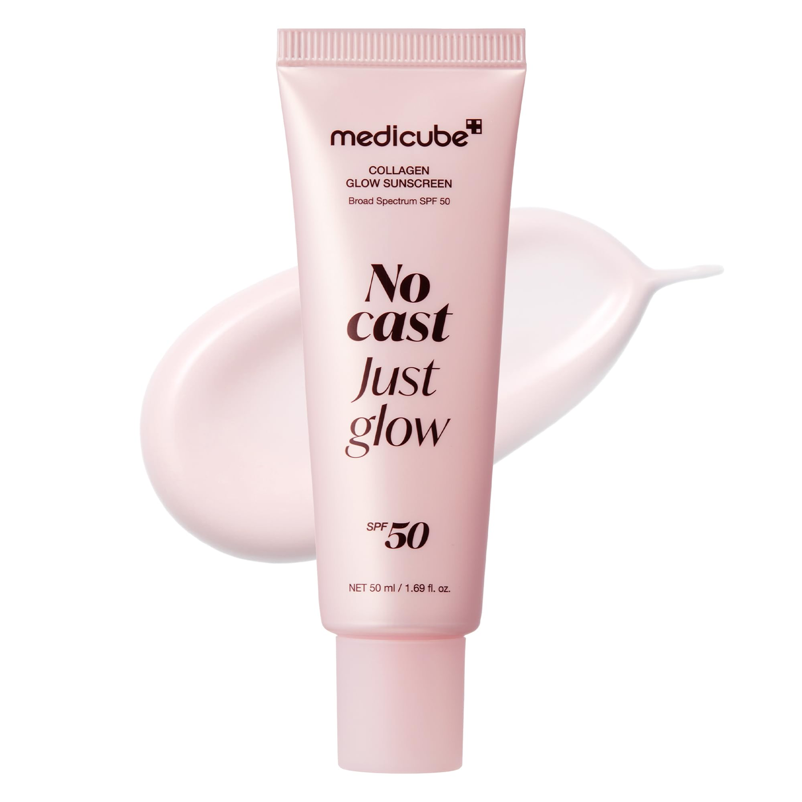 Medicube Collagen No Cast Just Glow Sunscreen SPF50 PA++++ - 50ml