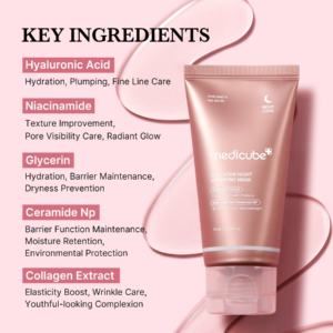 Medicube_Collagen_Night_Wrapping_Mask_-_Advantages.png Medicube Collagen Night Wrapping Mask -75ml