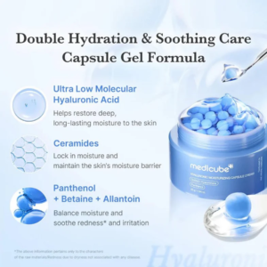 Medicube Hyaluronic Capsule Cream – deep hydration capsule cream key benefits Medicube Hyaluronic Capsule Cream - deep hydration capsule cream key benefits