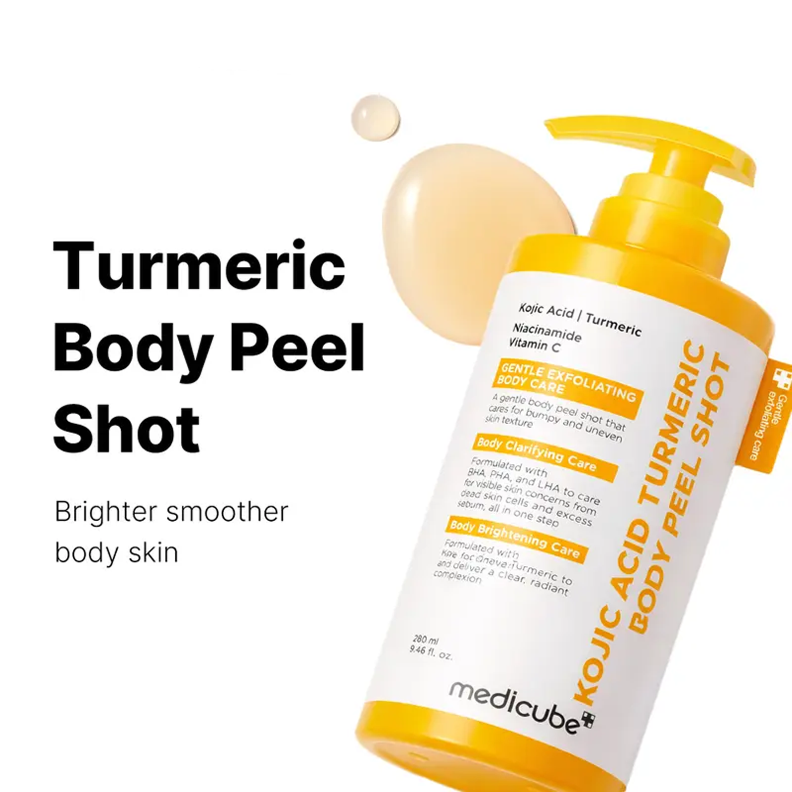 Medicube Kojic Acid Turmeric Body Peel Shot - 280ml