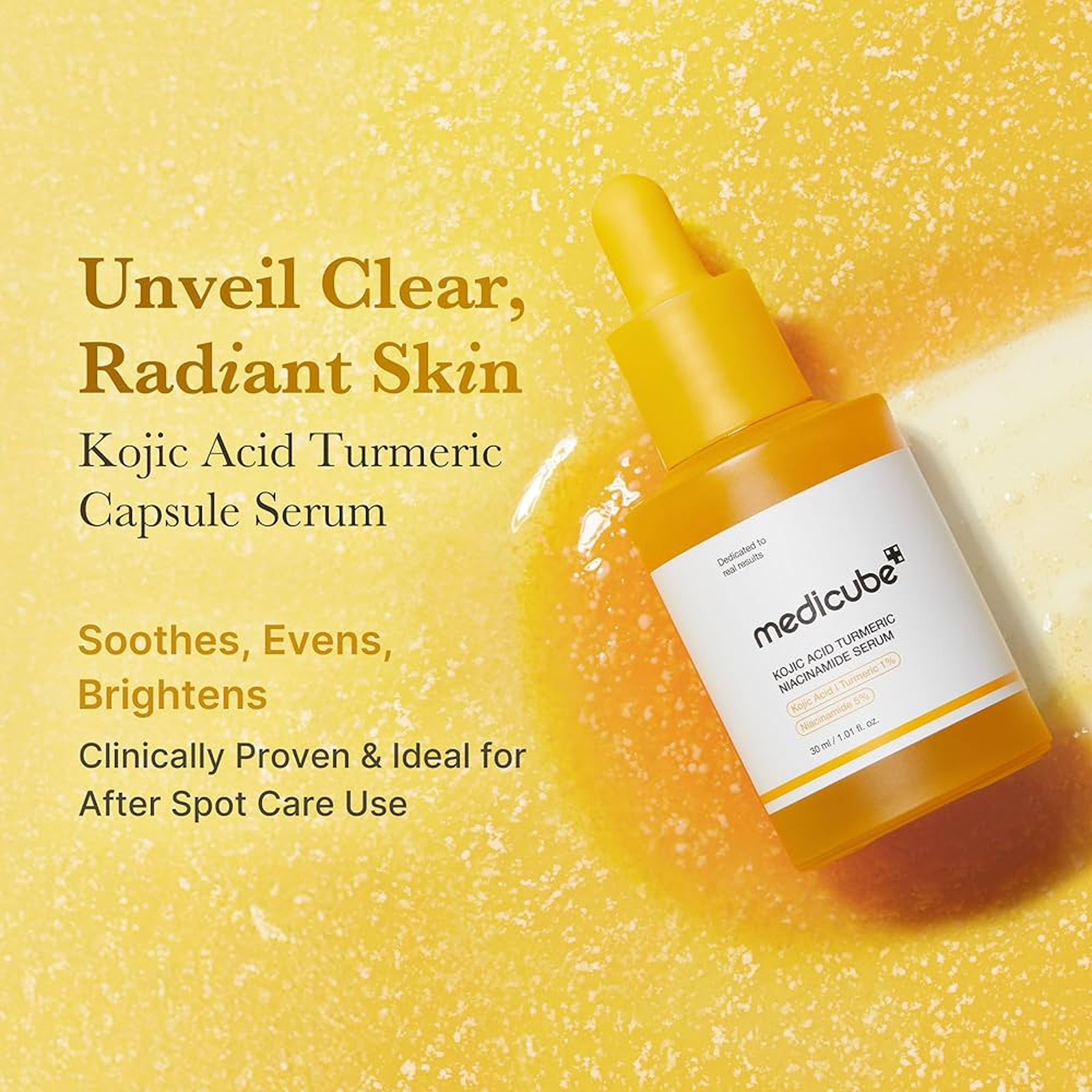 Medicube Kojic Acid Turmeric Niacinamide Serum - 30ml