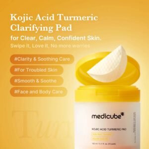 Medicube Kojic Turmeric Glycolic Pad – exfoliating brightening toner pads key benefits Medicube Kojic Turmeric Glycolic Pad - exfoliating brightening toner pads key benefits