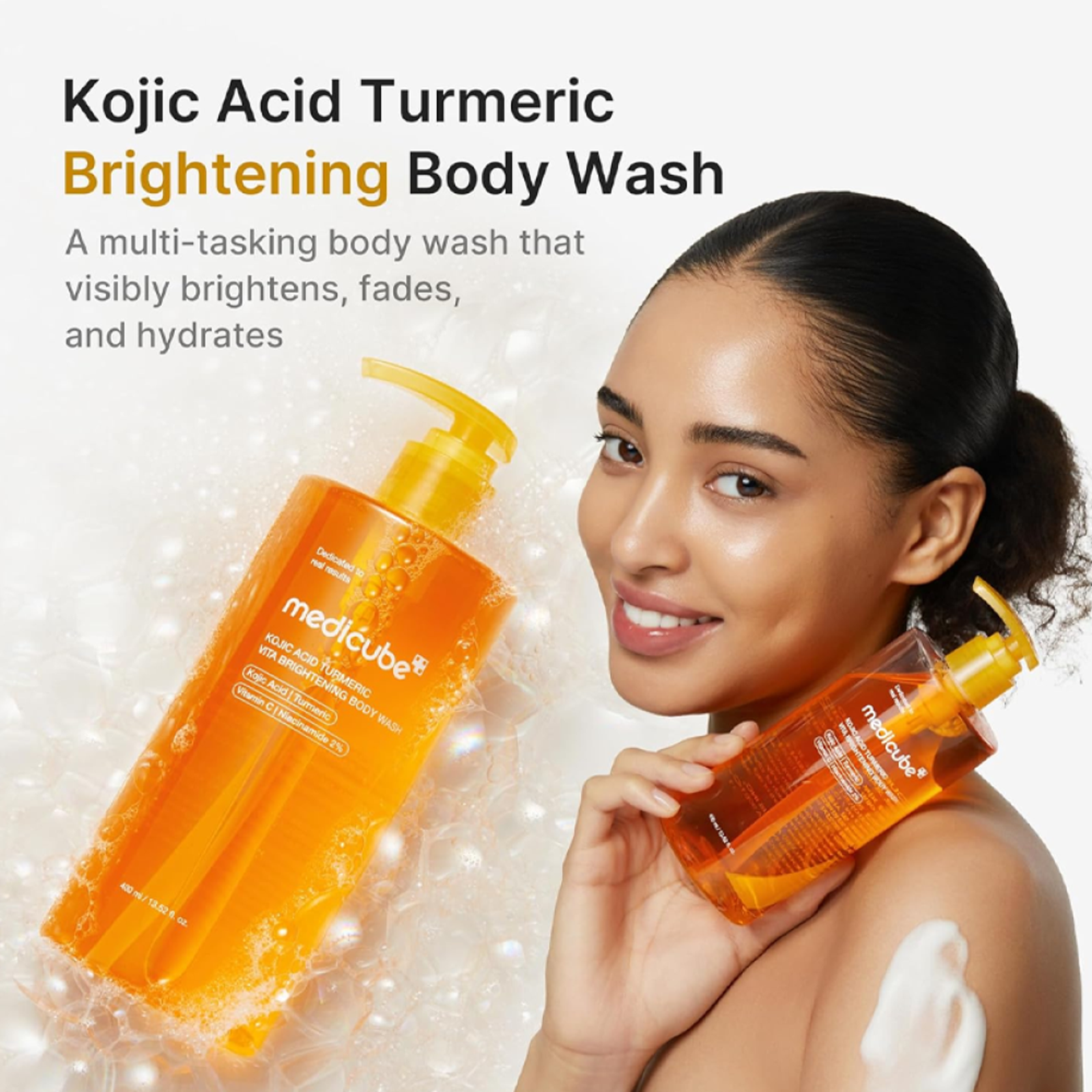Medicube Kojic Acid Turmeric Vita Brightening Body Wash - 400ml