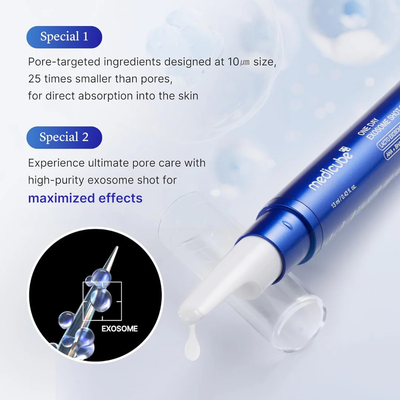 Medicube One Day Exosome Shot 25000 - 13ml