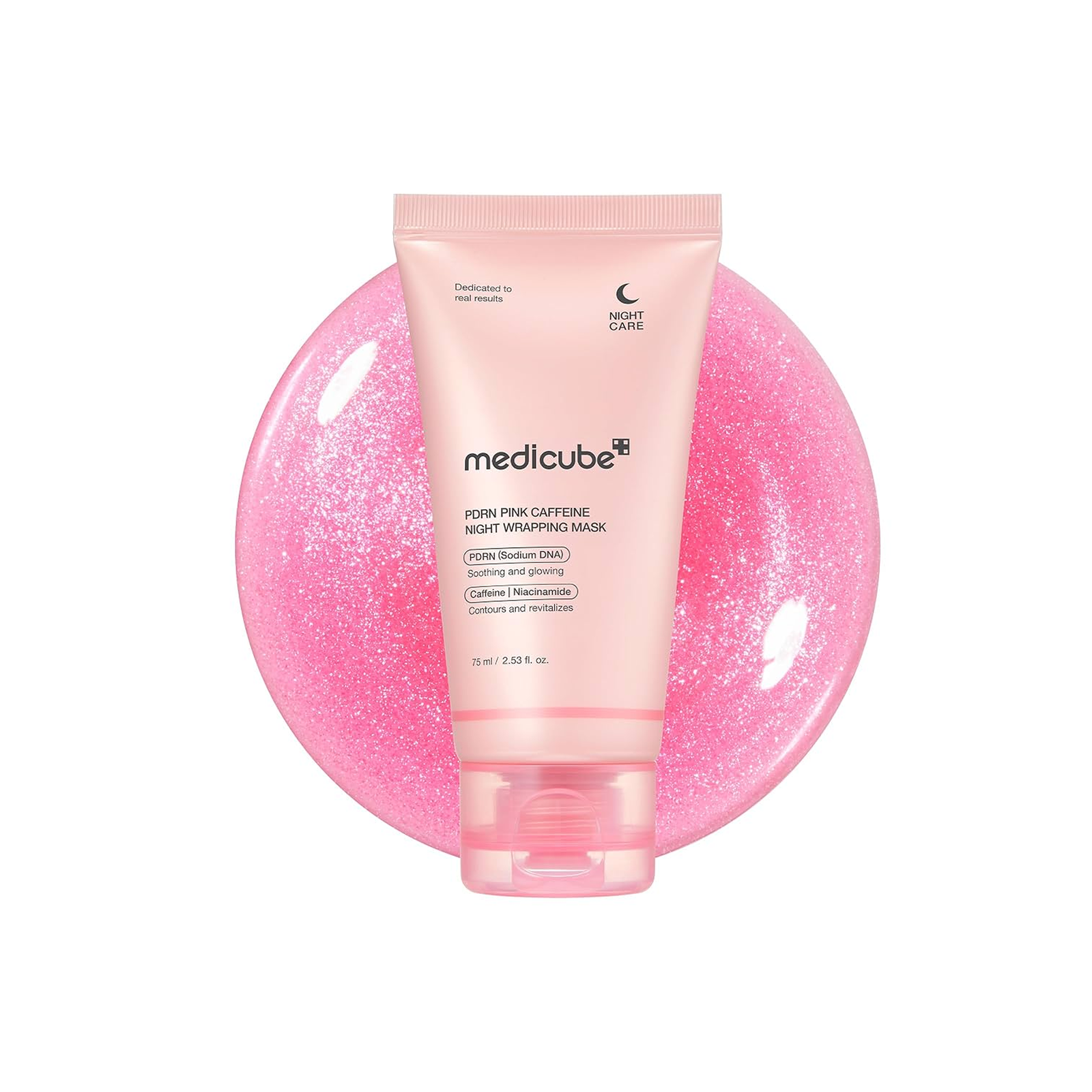 Medicube PDRN Pink Caffeine Night Wrapping Mask - 75ml