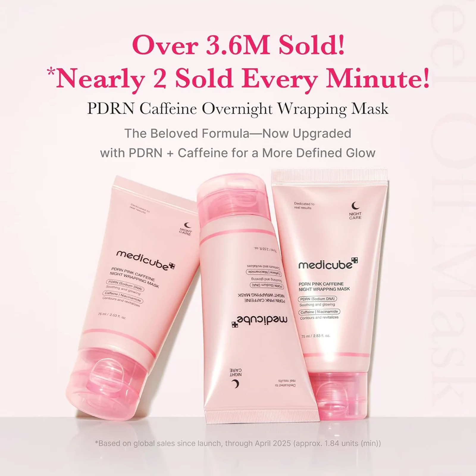 Medicube PDRN Pink Caffeine Night Wrapping Mask - 75ml