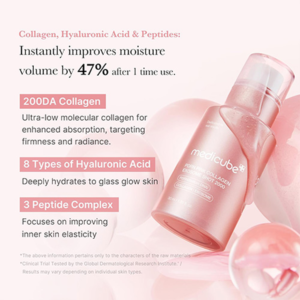 Medicube PDRN Pink Collagen Exosome Shot - firming and glow ampoule benefits