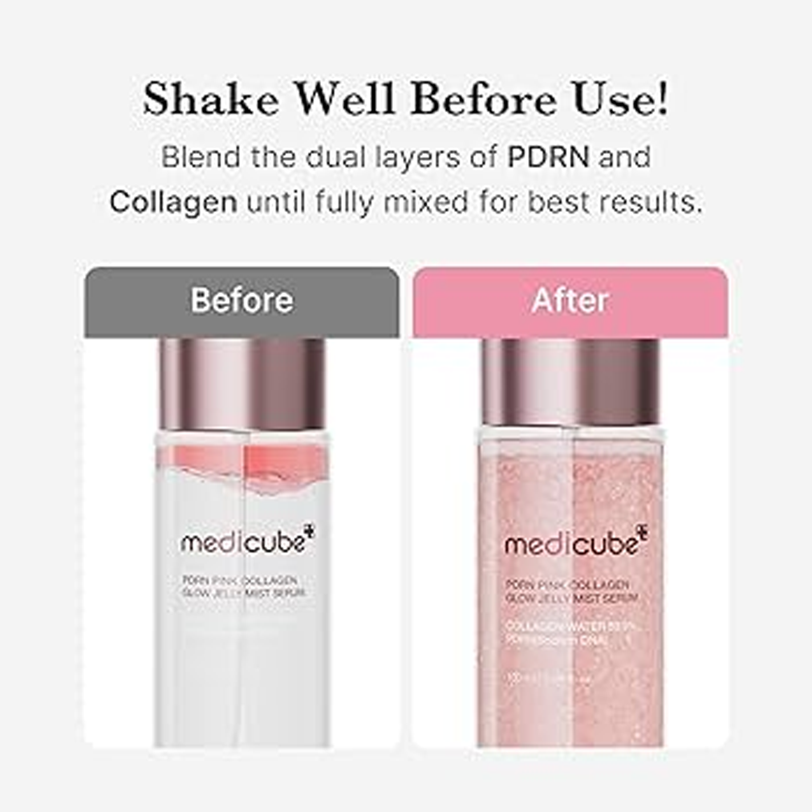 Medicube PDRN Pink Collagen Glow Jelly Mist Serum - 100ml