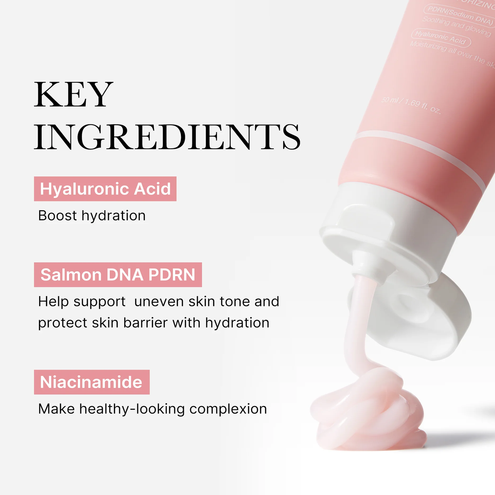 Medicube PDRN Pink Hyaluronic Cream - barrier strengthening moisturiser key benefits Medicube PDRN Pink Hyaluronic Cream - barrier strengthening moisturiser key benefits