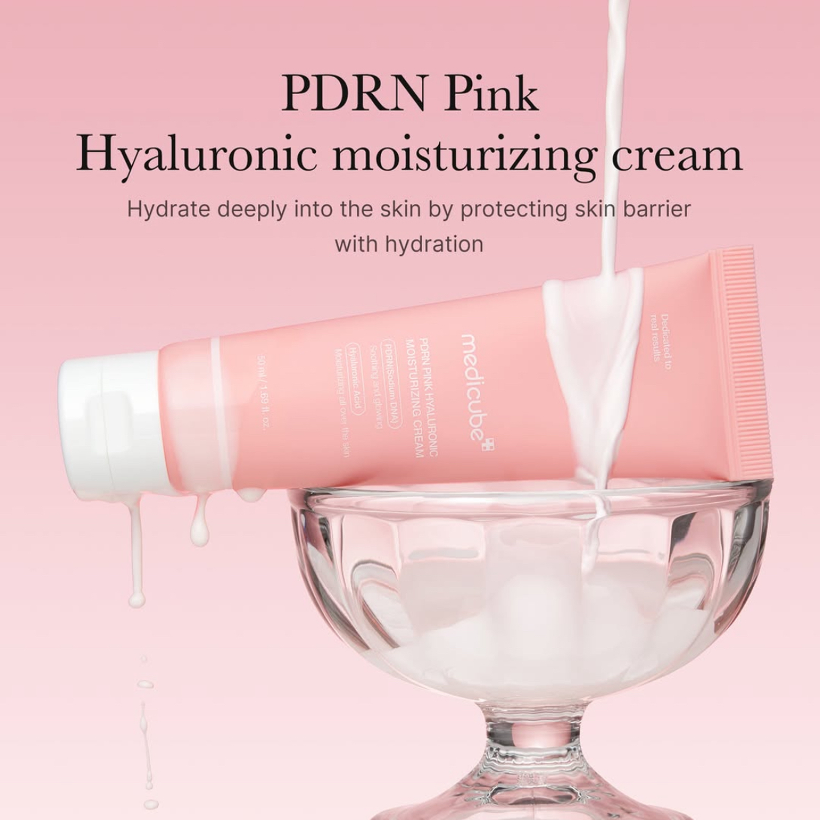 Medicube PDRN Pink Hyaluronic Moisturizing Cream - 50ml
