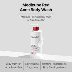 Medicube_Red_Acne_Body_Wash_Key_Benefits.png Medicube Red Acne Body Wash - 400g