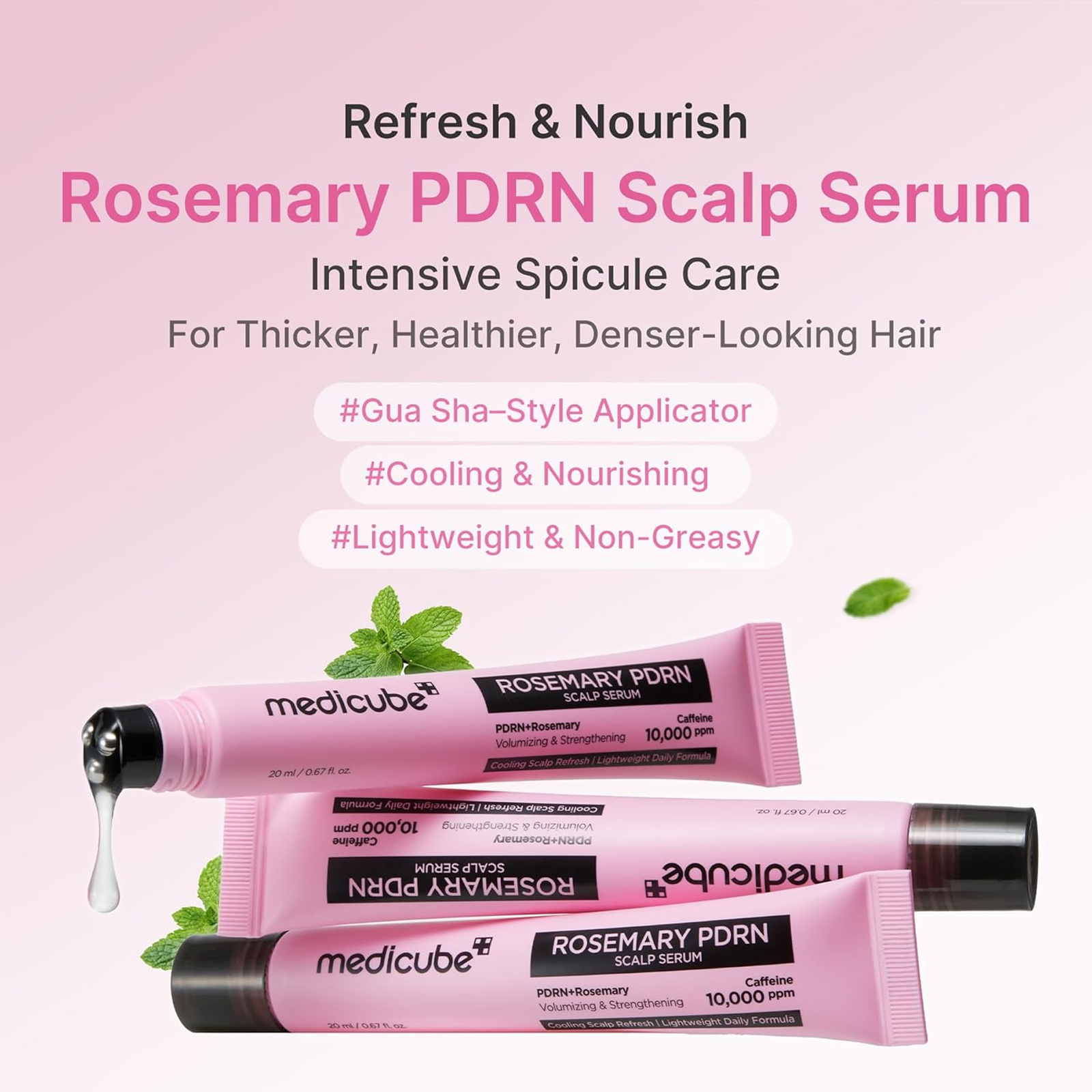 Medicube Rosemary PDRN Scalp Serum - leave-in cooling scalp serum benefits Medicube Rosemary PDRN Scalp Serum - leave-in cooling scalp serum benefits