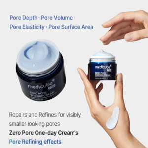 Medicube Zero Pore One Day Cream - pore tightening cream key benefits