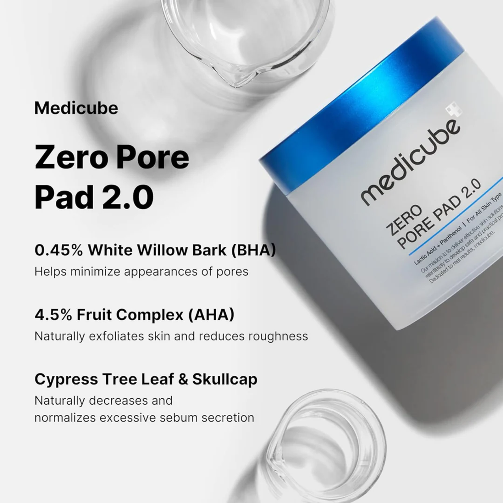 Medicube Zero Pore Pad 2.0 -155g (70 pads)