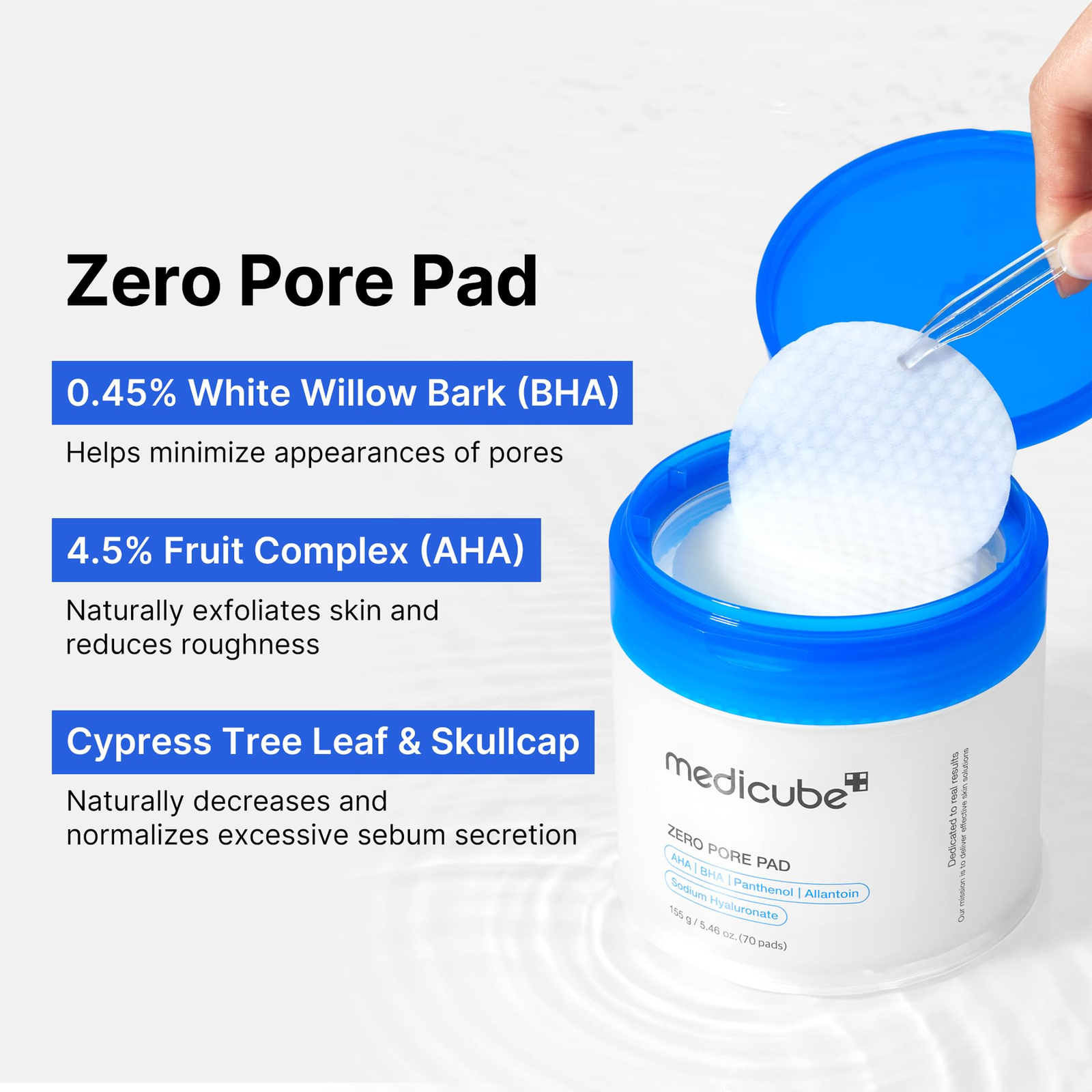 Medicube Zero Pore Pad 2.0 -155g (70 pads)
