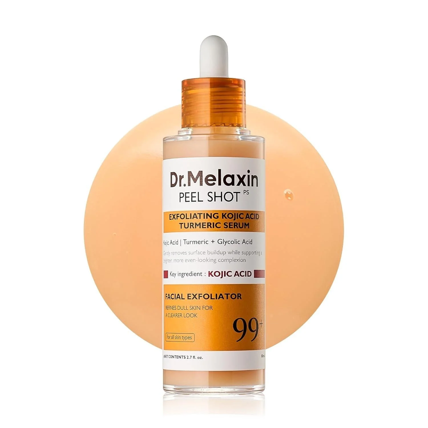 Dr Melaxin Peel Shot exfoliating kojic acid turmeric spray 200ml bottle Kuwait