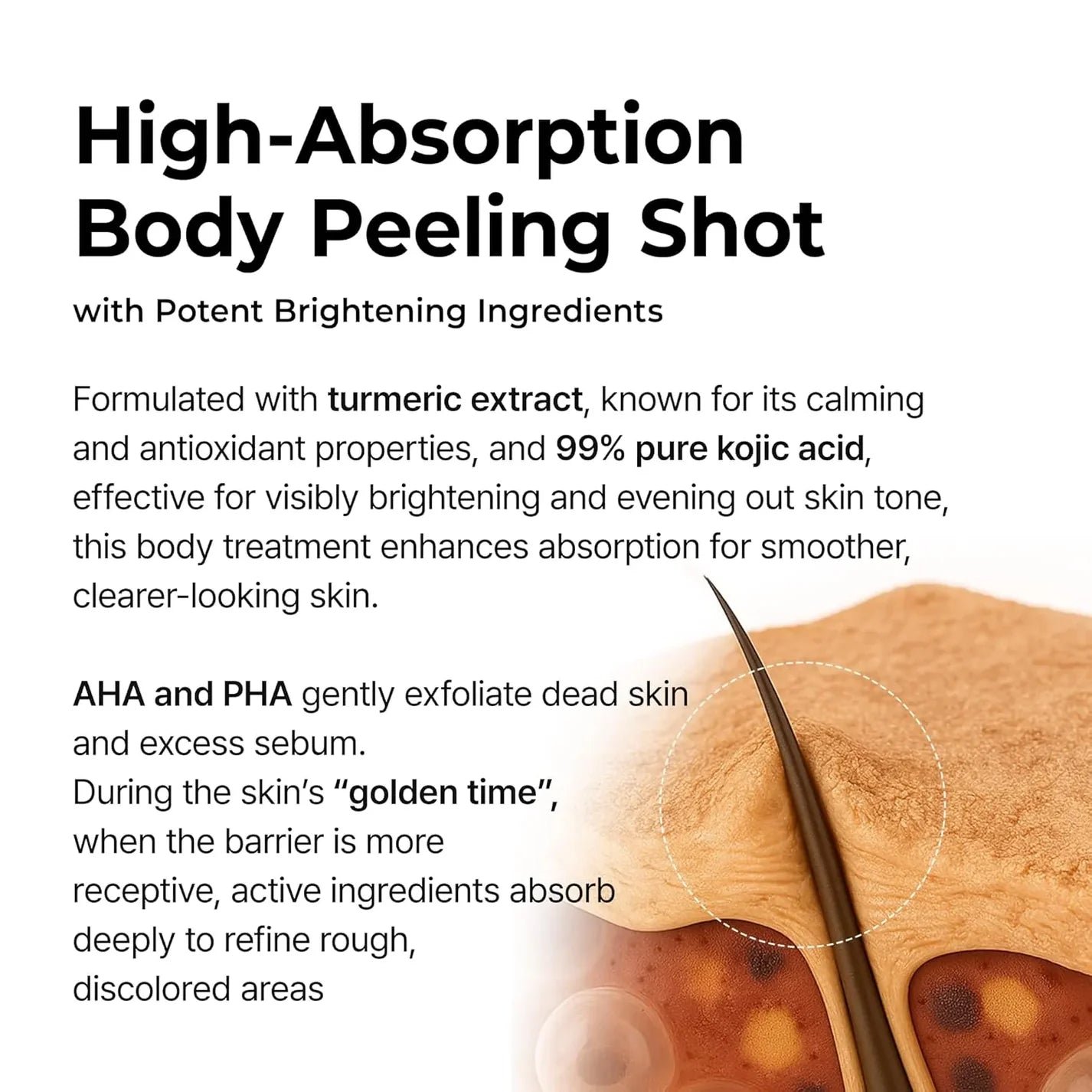 How to use Dr Melaxin Peel Shot body exfoliating spray