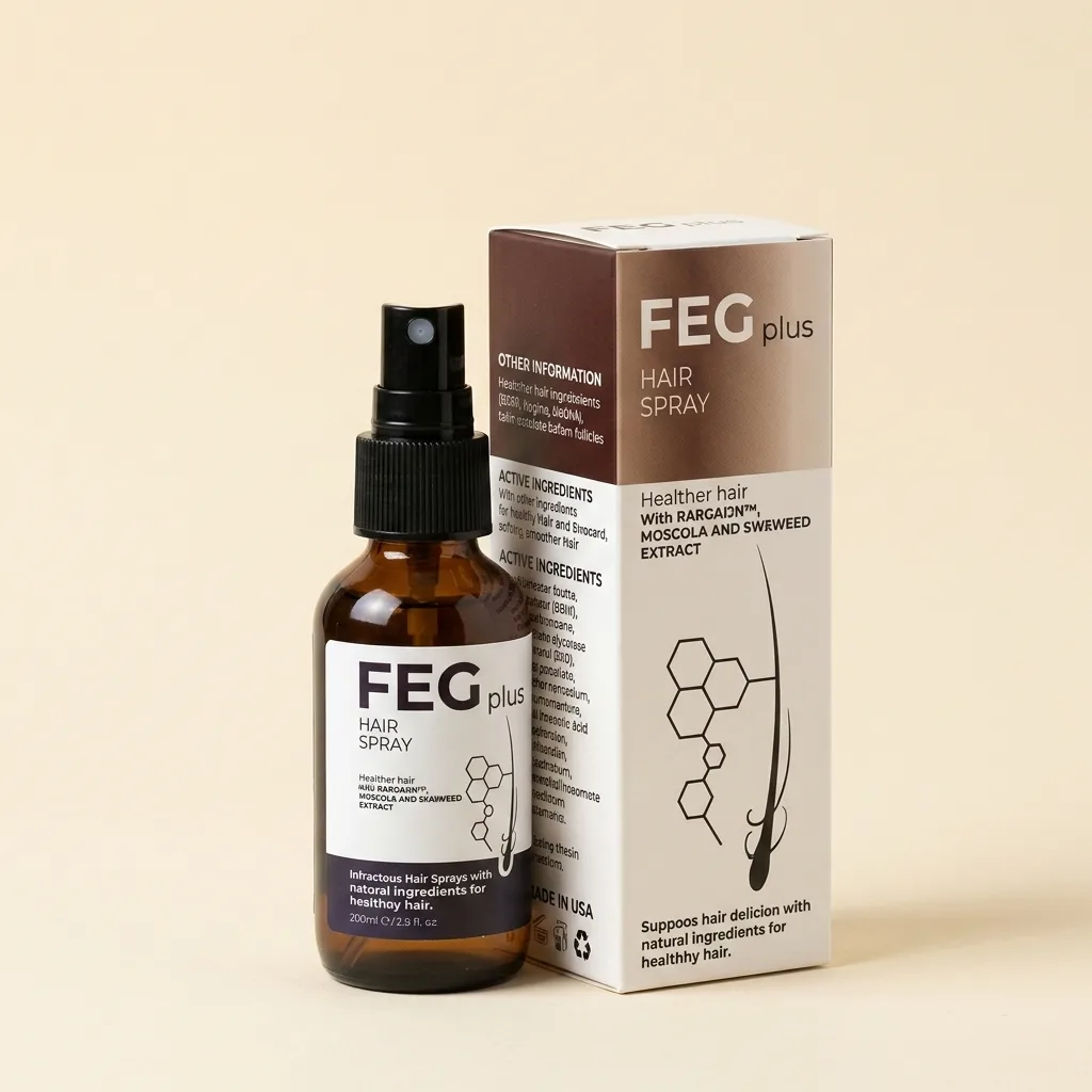 FEG Plus eyelash and eyebrow serum bottle Kuwait