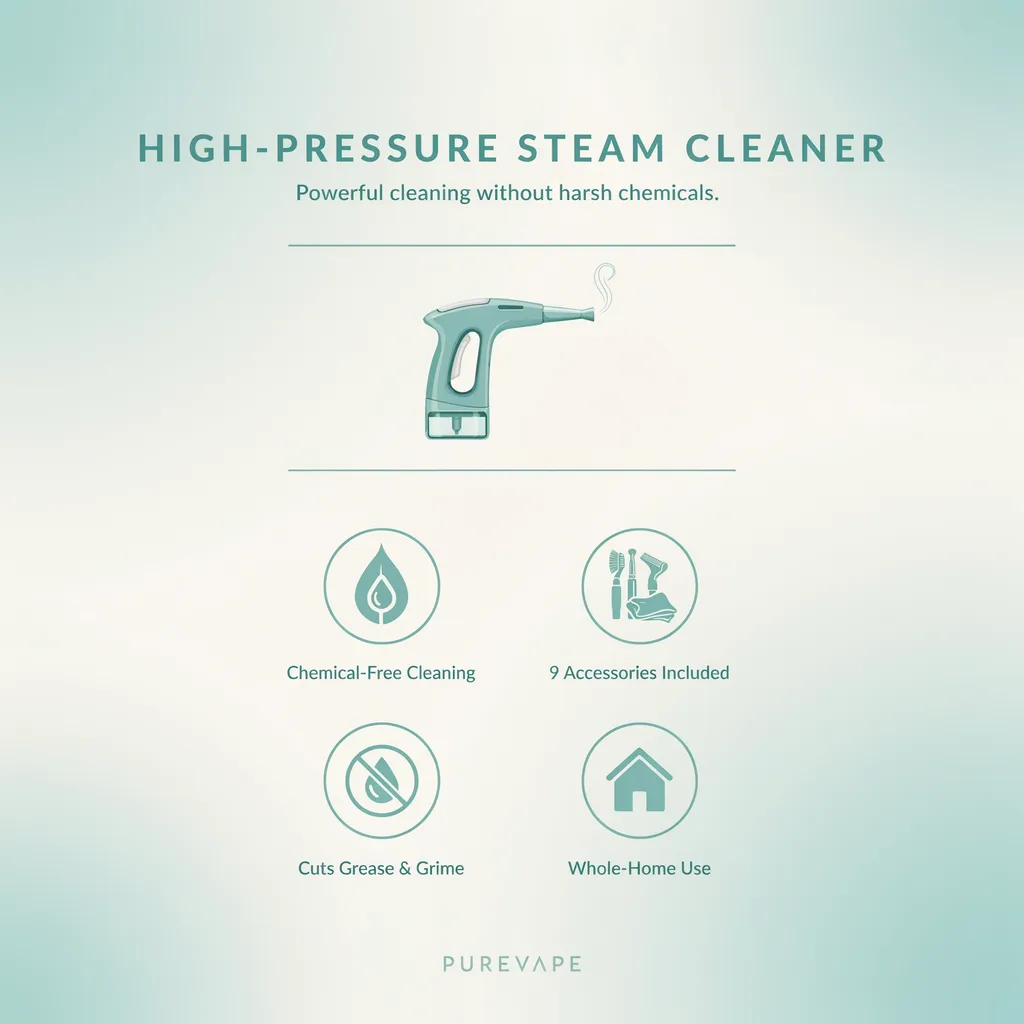 Steam cleaner Kuwait infographic - high-pressure handheld steam cleaner benefits Steam cleaner Kuwait infographic - high-pressure handheld steam cleaner benefits